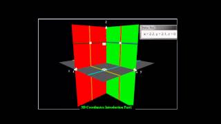 3D Coordinates Introduction Part 1 GCSE KS4 [upl. by Aneetsyrk]