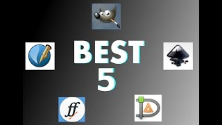 Best 5 Graphic Design Software 1819  Free   Τοπ 5 Γραφιστικα Προγραμματα Ανοιχτου Κωδικα ΔΩΡΕΑΝ [upl. by Naesed]