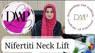 Botox Nifertiti Neck Lift by Dr Sadia Bano Cheema Dermatologist And Aesthetic Physician  DAAP [upl. by Meras]