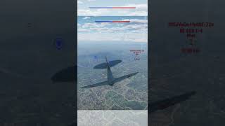 Skill issue infected engineless La5FN against Bf109 in RB gaming warthunder [upl. by Repip]