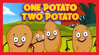 ONE POTATO TWO POTATO Song for Kids  PATATO SONG  Rhymes For Children  English [upl. by Nwahc251]