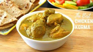 CHICKEN KORMA RECIPE  Easy amp Creamy Chicken Kurma Recipe Tasty Yellow Chicken Curry Indian Style [upl. by Schroth]