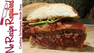 Kansas City Stuffed BBQ Burger  NFL Burgers  NoRecipeRequiredcom [upl. by Carrissa]