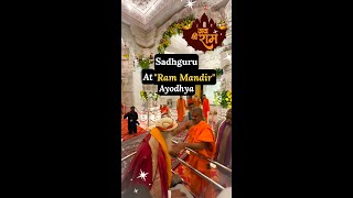 Sadhguru at quotRam Mandirquot Ayodhya sadhguru rammandir [upl. by Chamberlain]