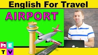 Airport Vocabulary  English for Travel 🇨🇦🇬🇧🇺🇲 [upl. by Cusick19]