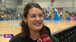 Basketboliste Ieva Pulvere “Mūsu meitenes spēlē labās līgās” [upl. by Namyw]