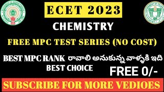 ECET CHEMISTRY MOST REPEATED QUESTIONSECET 2023askabhinow apecet2023 tsecet2023 [upl. by Enyak]