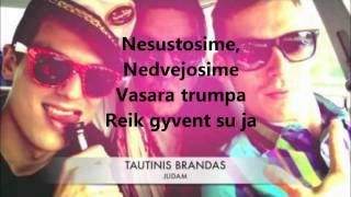 Tautinis brandas  Judam su žodžiais  with lyrics [upl. by Celesta]