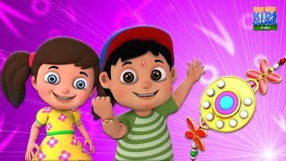 Happy Raksha Bandhan  रक्षा बंधन गीत  Brother Sister Festival  Kids Channel India [upl. by Ttegdirb92]