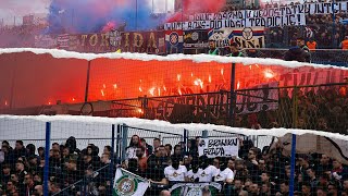 Torcida Split  NK Varaždin  HNK Hajduk 11 24kolo SS HNL [upl. by Itsim]