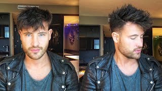 Haarstyling Tipps für Männer so style ich den Fade Cut [upl. by Brezin732]