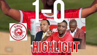 🔴ANGALIA HIGHLIGHT SIMBA SC 1 VS DODOMA JIJI 0 ✅🌐 [upl. by Becht]