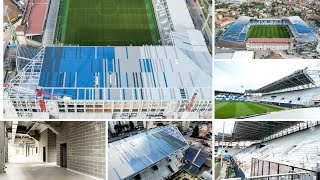 BELLISSIMO ALMOST READY New Gewiss Stadium Update Roof Panel Installation Interior Curva Sud [upl. by Derf]