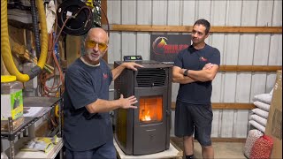 ComfortBilt HP50 Pellet Stove Review and Introductory Walkthrough Video Tutorial Guide [upl. by Ainegul]