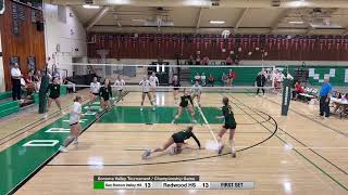 Sonoma Valley Tournament  SRV vs Redwood [upl. by Aeikan]