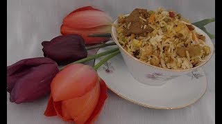 Rijk gevulde Biryani Vegetarische Rijstschotel [upl. by Yoho]