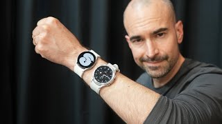 Samsung Galaxy Watch 4 vs Classic  HandsOn Review with Wear OS 30 Smartwatches [upl. by Ajram]