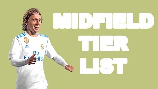 The ULTIMATE Midfielder Tier List  Part 1 [upl. by Enytsuj]