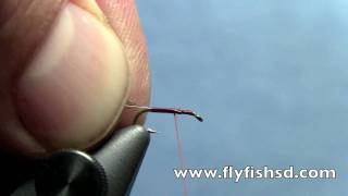 Tying with Hans Rusty RS2 [upl. by Phelia398]