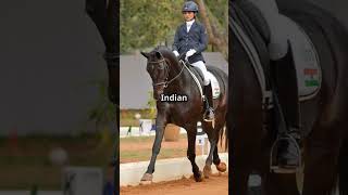 Shruti Vora Triumphs First Indian to Win Equestrian 3Star Grand Prix 🏇🏆 Shorts [upl. by Enelaj]