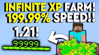 BEST MINECRAFT 121 INFINITE XP FARM Tutorial  110 Lvls In 300 Seconds [upl. by Martin828]