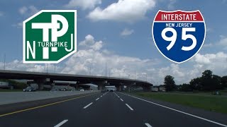 New Jersey Turnpike North  Philadelphia to New York [upl. by Kosey]