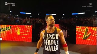 LA Knight ELECTRIC Entrance WWE Smackdown BerlinGermany [upl. by Yhtir446]