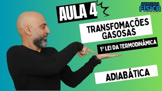 As transformações Gasosas e a Primeira Lei da Termodinâmica  ADIABÁTICA [upl. by Eugeniusz823]