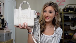 Marc Jacobs Micro The Tote Bag Review Travelers Tote [upl. by Atiek]