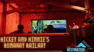 Mickey amp Minnies Runaway Railway at Disneyland in 4K HDR [upl. by Naujek]