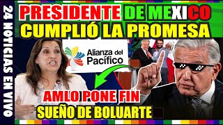 AMLO PASA la presidencia de Alianza del Pacífico a CHILE Y NO a Dina Boluarte [upl. by Niatsirhc]