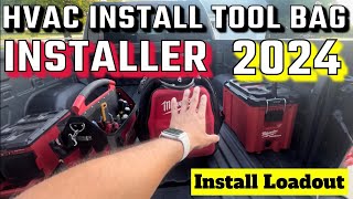 HVAC Install Tool Bag Loadout [upl. by Erwin]