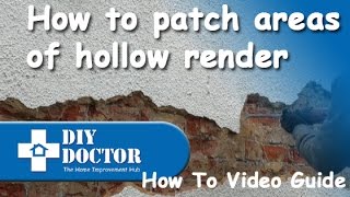 Repairing and patching rendered walls [upl. by Ivy329]