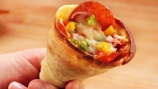 How To Make Pizza Cones [upl. by Latt430]