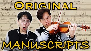 TwoSetViolin Archive  Sightreading ORIGINAL MANUSCRIPTS [upl. by Utta]