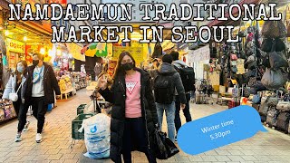 SHOPPING IN KOREA CHEAPEST MARKET IN SEOULNAMDAEMUN NIGHT MARKET SOUTH KOREA [upl. by Philbrook915]