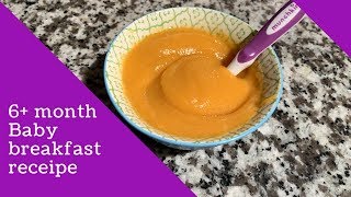 6 months baby breakfast recipe [upl. by Ynafit]