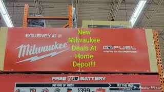 New Milwaukee Tool Deals At Home Depot [upl. by Burk]