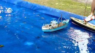 Model Boats on a Boating Pool [upl. by Nnylesor818]