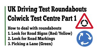 UK Driving Test Roundabouts  Colwick Test Centre Part 1 [upl. by Pears956]