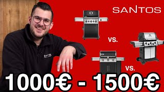 Bester Gasgrill für 1000  1500 €  Großer Grill Vergleich Test  Weber vs Broil King vs Napoleon [upl. by Oigroeg]