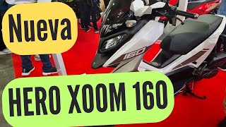 Nueva HERO XOOM 160 Xtec 2025 en Colombia ficha técnica y características [upl. by Brandtr]