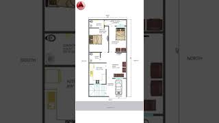 40 x 20 House Plan 40 by 20 Home Plan 2040 House Plan 2BHK House shorts homedesign homeplan [upl. by Arema543]