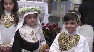 Processione del SS Crocifisso e degli Angioletti vestiti doro San Pier Niceto ME 160419 [upl. by Victoir676]