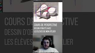 dessin perspective avec mes élèves part 18 dessin perspective tutoriel [upl. by Reggis]