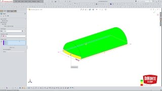 SOLIDWORKS Tutorial  Fantastic Plastic 04  Drafting Circular Geometry [upl. by Aynodal361]