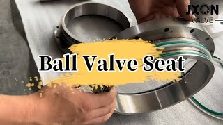 Metal seat for trunnion ball valves [upl. by Sixel]