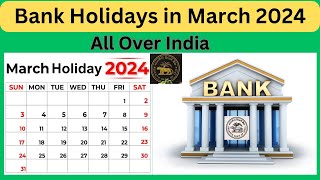 Bank Holidays in March 2024 bankholidayinmar2024 2024bankholidays advayainfo [upl. by Cecilius]