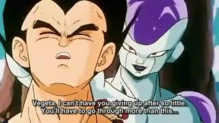 Frieza beats the st out of Vegeta Japanese [upl. by Giordano]