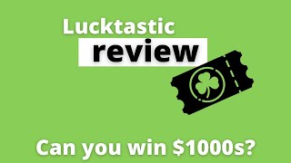 Lucktastic App Review Scam or Way to Win 11000 [upl. by Ailero]